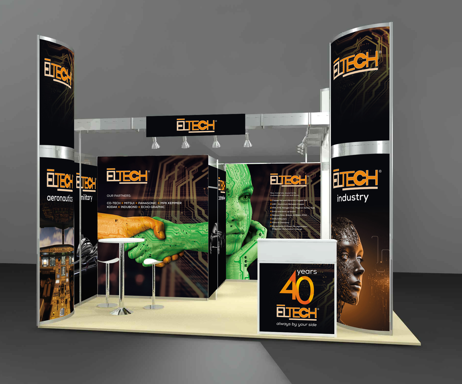 habillage stand